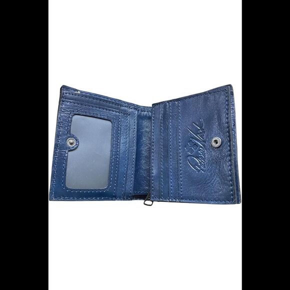 Patricia Nash Carisa Leather Wallet Lapis - Picture 2 of 2